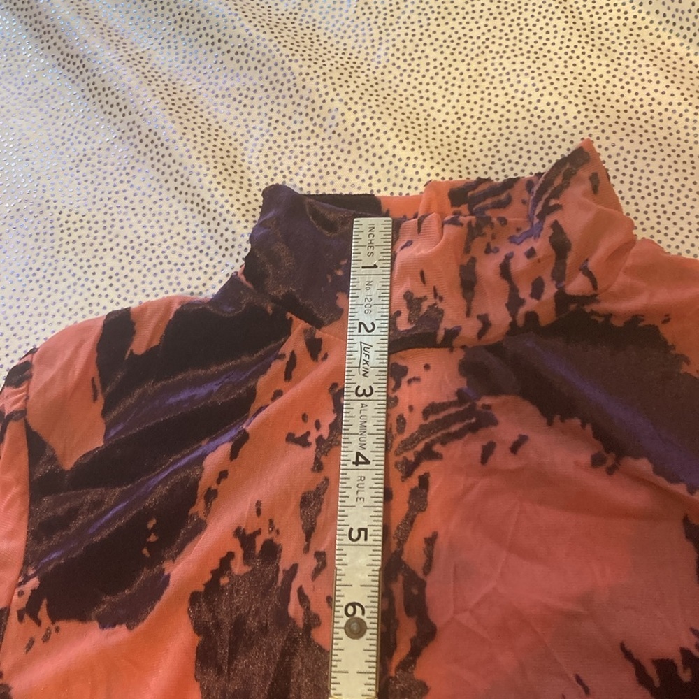 SHEIN SXY Sexy Nightclub Women'S Gorgeous Velvet Mesh Brushstroke size XS - Picture 11 of 12